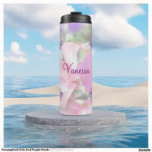 Pétalas Rosa E Roxas Personalizadas