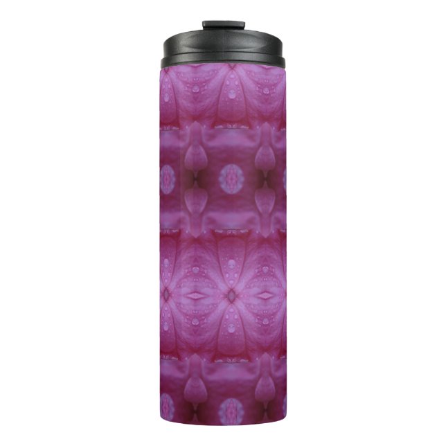 Garrafa Térmica Petunia rosa Ikat 3 (Frente)