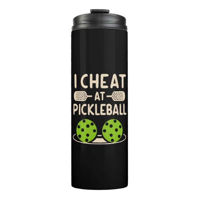Garrafa Térmica Pickleball Divertido (Frente)