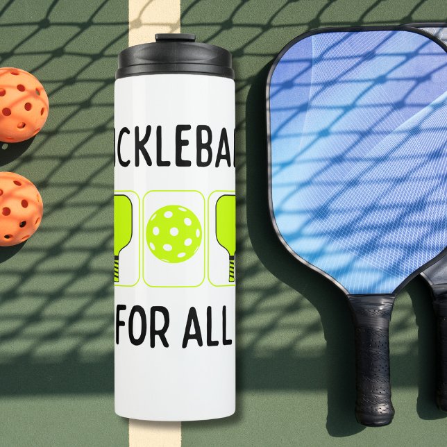Garrafa Térmica Pickleball para todos os Paddels e Ball (Criador carregado)
