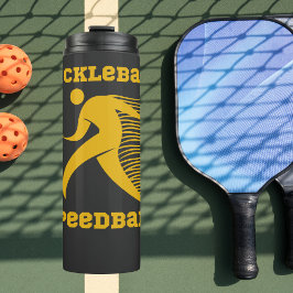 Garrafa Térmica Pickleball Speedball com velocidade
