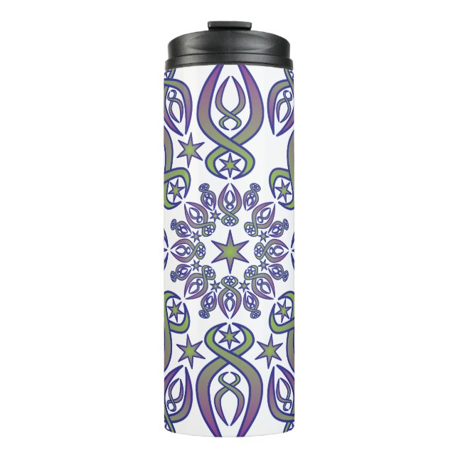 Garrafa Térmica Picos Azuis (Frente)