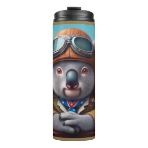 Garrafa Térmica Piloto de avião Koala