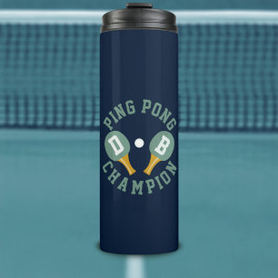 Garrafa Térmica Ping Pong Champion Monograma Na moda azul