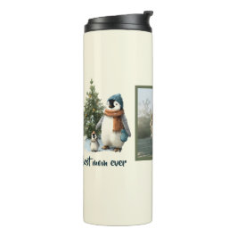 Garrafa Térmica Pinguim de Inverno Personalizado “Melhor Mãe de To