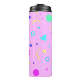 Garrafa Térmica Pink 80s Memphis Geometric Pattern