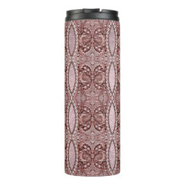 Garrafa Térmica Pink Flower Thermal Tumbler