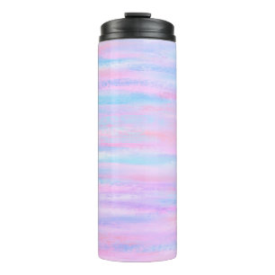 Garrafa Térmica Pintas Pintadas Púrpura Rosa-Rosa-Turquesa