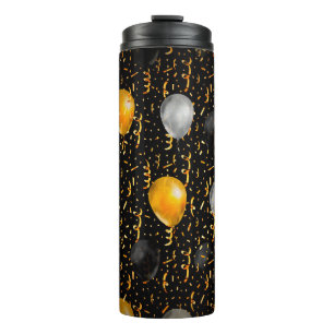 Garrafa Térmica Pintura a óleo decorativa. Arte dinâmica vibrant