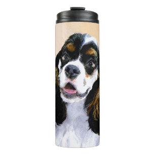Garrafa Térmica Pintura De Cocker Spaniel (Participante) - Arte De
