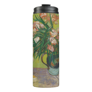 Garrafa Térmica pintura de flores de oleandro de Vincent Van Gogh