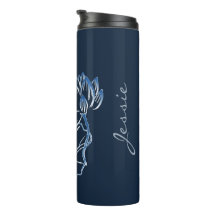 Pintura de Lotus Azul com Marinho de Adicionar Nom