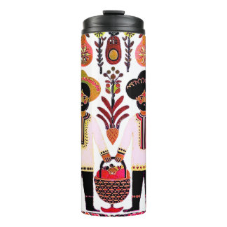 Garrafa Térmica pintura madhubani