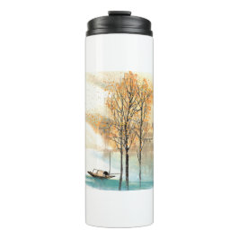 Garrafa Térmica Pintura na Vila Natureza