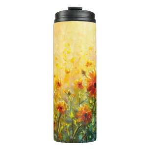 Garrafa Térmica Pinturas Florais de Monet: Paisagem Impressionista