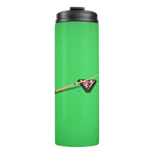 Garrafa Térmica Piscina Mesa, palheta e entalhes