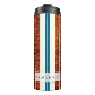 Garrafa Térmica Placa de Madeira PixDezines Faux Koa