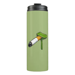 Garrafa Térmica Planta de Venus Flytrap Com Cigarro