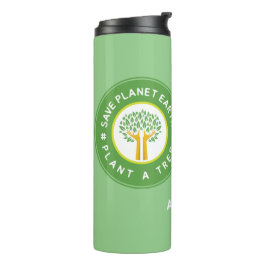 Garrafa Térmica Plante A Árvore: Salve a Terra Mãe Dia da Porta 26