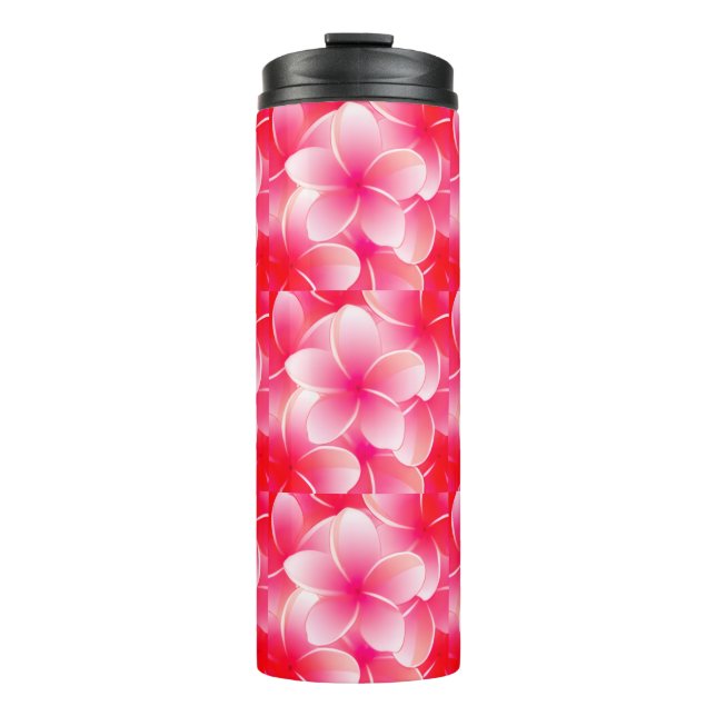 Garrafa Térmica Plumeria Rosa (Frente)