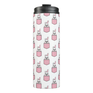Garrafa Térmica Pocket Pet Bunny Pattern