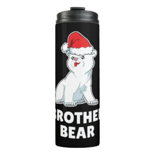 Garrafa Térmica Polar Bear Christmas - Xmas Brother Gift