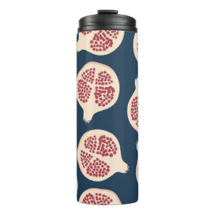 Garrafa Térmica Pomegranato sem soldadura, fundo com pombos