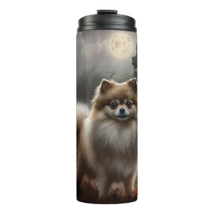 Garrafa Térmica Pomerânia Halloween Assustador
