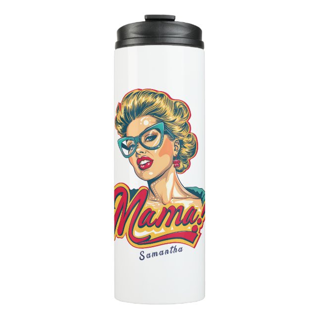 Garrafa Térmica Pop da Mãe Personalizada Art 2 (Frente)