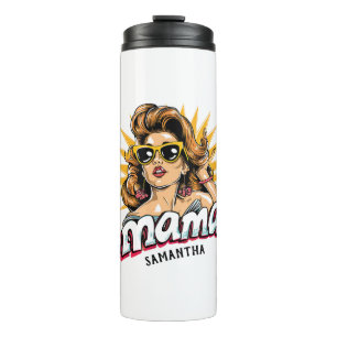 Garrafa Térmica Pop da Mãe Personalizada Arte 1