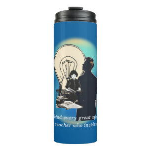 Garrafa Térmica Por Trás De Cada Mente De Excelente Está Um Profes