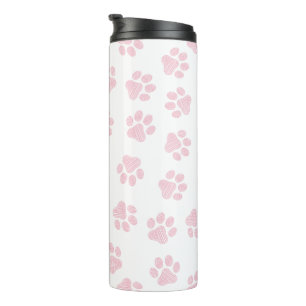 Garrafa Térmica Porcas, Patas-Cachorros, Patas-Rosa-Bebês