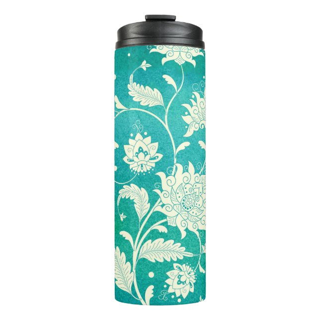 Garrafa Térmica Porcelana Floral Chinesa (Frente)