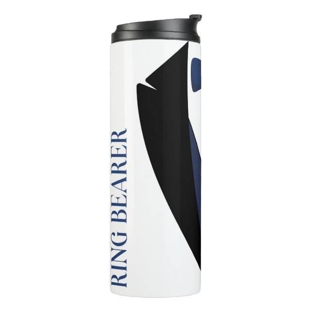 Garrafa Térmica Porta-Alianças da Festa de Casamento  (Giro à esquerda)