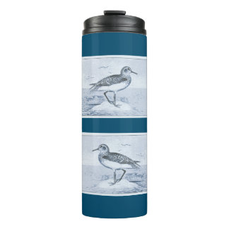 Garrafa Térmica Praia Sandpiper Bird Tropical Ocean Custom