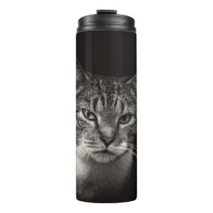 GARRAFA TÉRMICA PRATA TABBY CAT