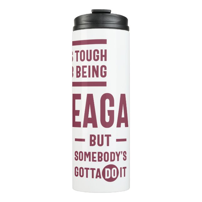 Garrafa Térmica Presente de Aniversário do Nome Personalizado do T (Frente)