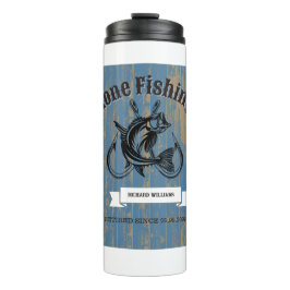 Garrafa Térmica Presente de aposentadoria foi pescar madeira russa