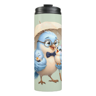 Garrafa Térmica Presente de Caneca Térmica Pai Pássaro