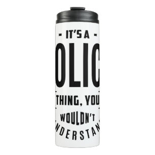 Garrafa Térmica Presente de Cargo de Trabalho da Polícia