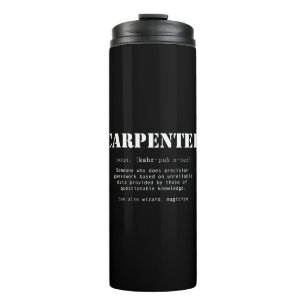 Garrafa Térmica Presente de Carpinteiro Engraçado - Definição d