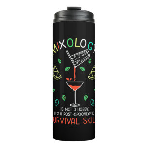 Garrafa Térmica Presente de Natal   Barman Mixologista
