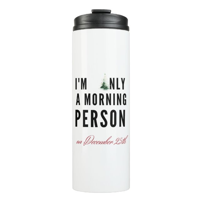 Garrafa Térmica Presente de Natal engraçado (Frente)