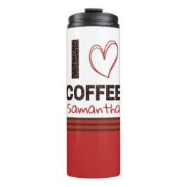 Garrafa Térmica Presente para Amante de Café Nome Personalizado De