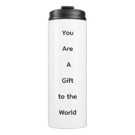 Garrafa Térmica Presente para o Mundo Tumbler Térmico