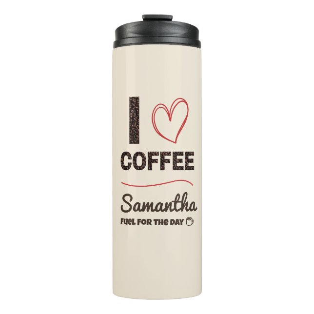 Garrafa Térmica Presente Personalizado Amante de Café (Frente)