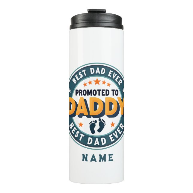 Garrafa Térmica Presente Personalizado com Nome para o Papai (Frente)