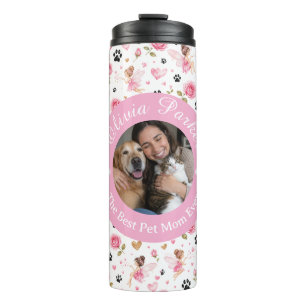 Garrafa Térmica Presente Personalizado Foto & Nome Amante de Anima