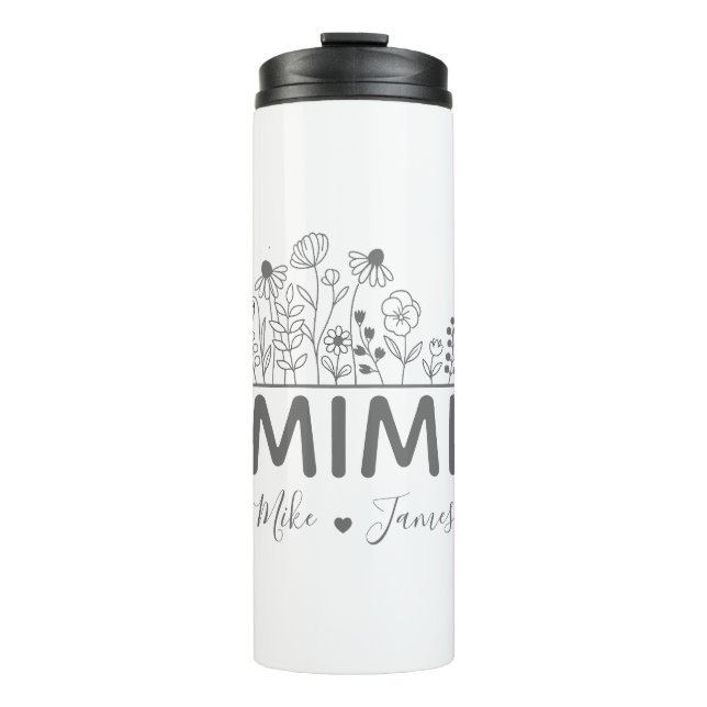Garrafa Térmica Presente personalizado para avó caneca nana com ne (Frente)
