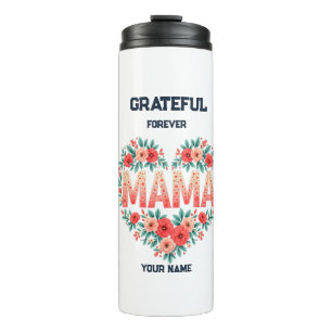 Garrafa Térmica Presente Personalizado para Mamãe Design de Nome
